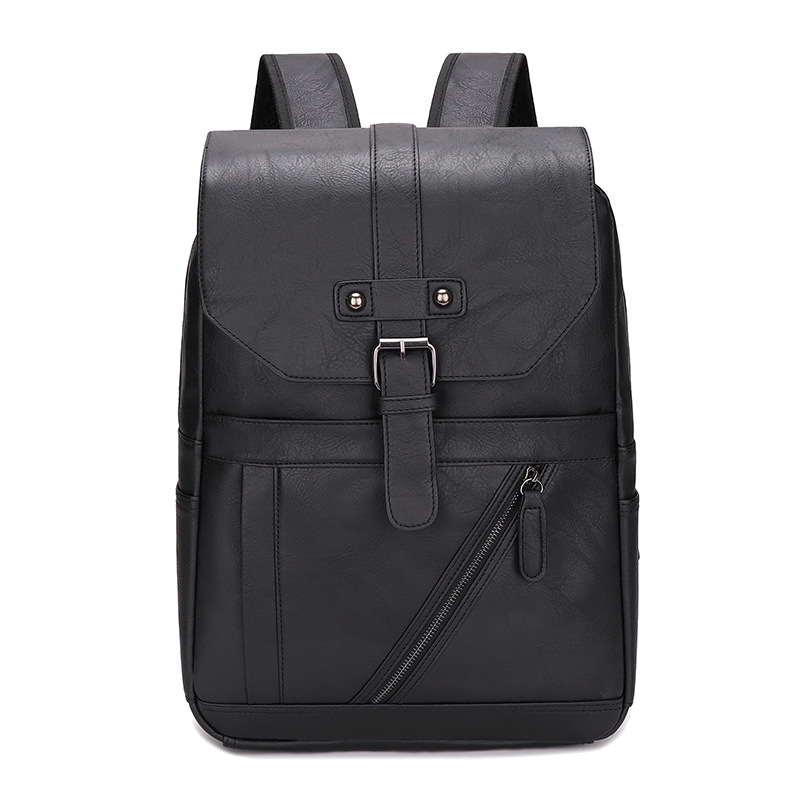 Leather Work Rucksack Mens - AOTIAN 高品質ビジネスプリントレザーバックパック男性デザイナー巾着フリップモノグラムラップトップバッグプリントワークリュックサック