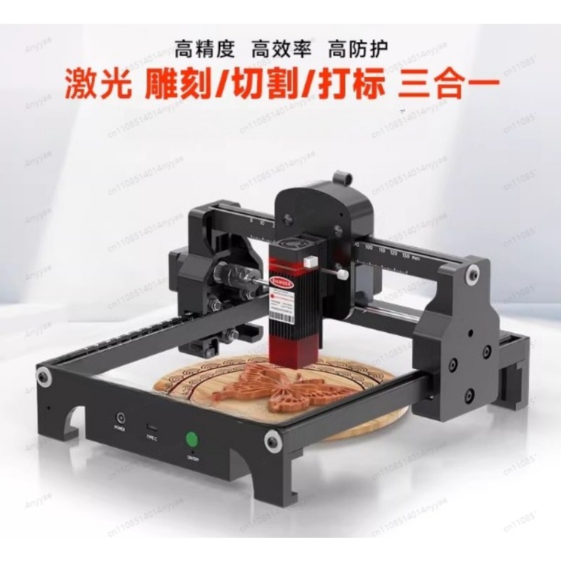 Leatherwork Machine - S1 2.5/3.5/6Wレーザー彫刻機 ポータブルミニレーザー彫刻・切断機 木材・革加工用 作業範囲130 *