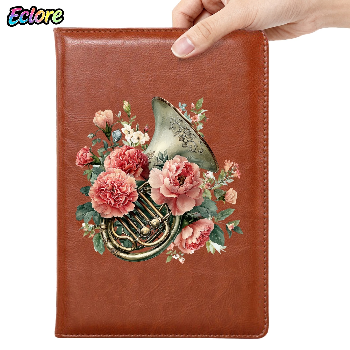 Leather Work Diary Covers - 花柄PUレザー日記帳、ブックマーク付き、パーソナライズされたソフトカバーノート、学習、仕事、日記、オフィス、学校、会議用ギフト