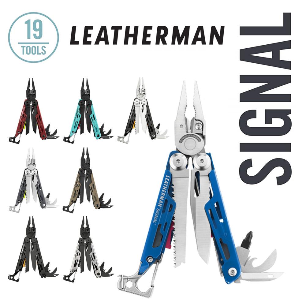 Leatherwork Machine - 合成皮革-ハンマーと緊急ホイッスルを備えたキャンプマルチツール、信号、10色