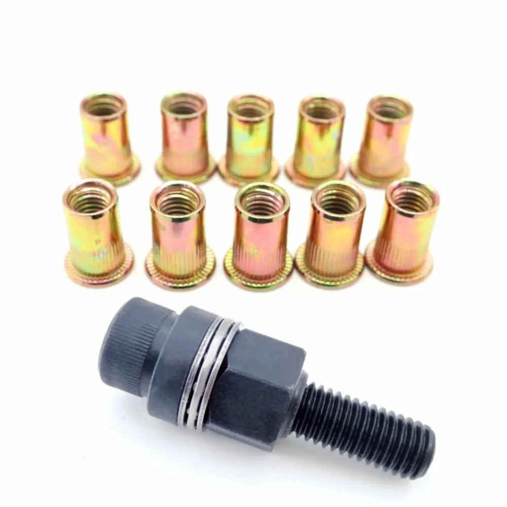 ハンドリベットナットツール（リベットナット10個付き）、手動 - Rivet Setter Tool のレビューと価格