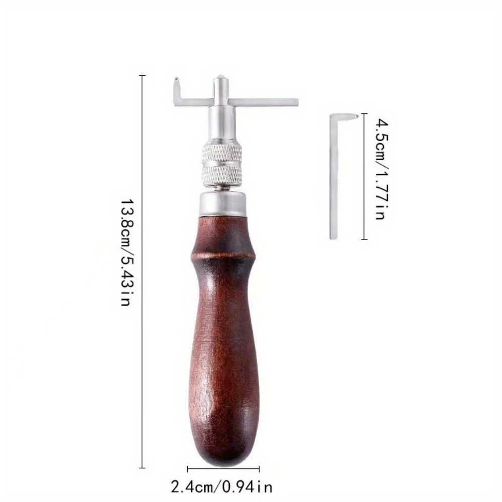 1PC Adjustable Leather Edge St - Groover Stitching Tool のレビューと価格