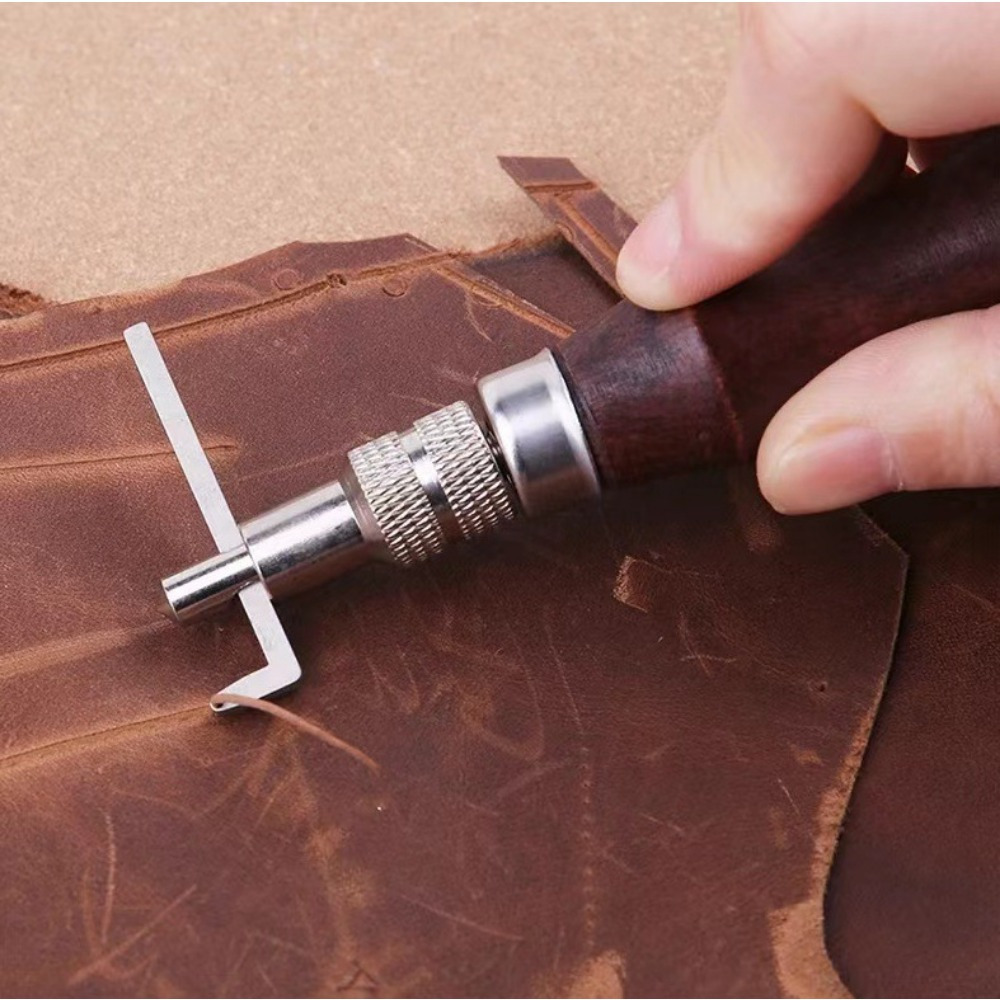 1PC Adjustable Leather Edge St - Groover Stitching Tool のレビューと価格