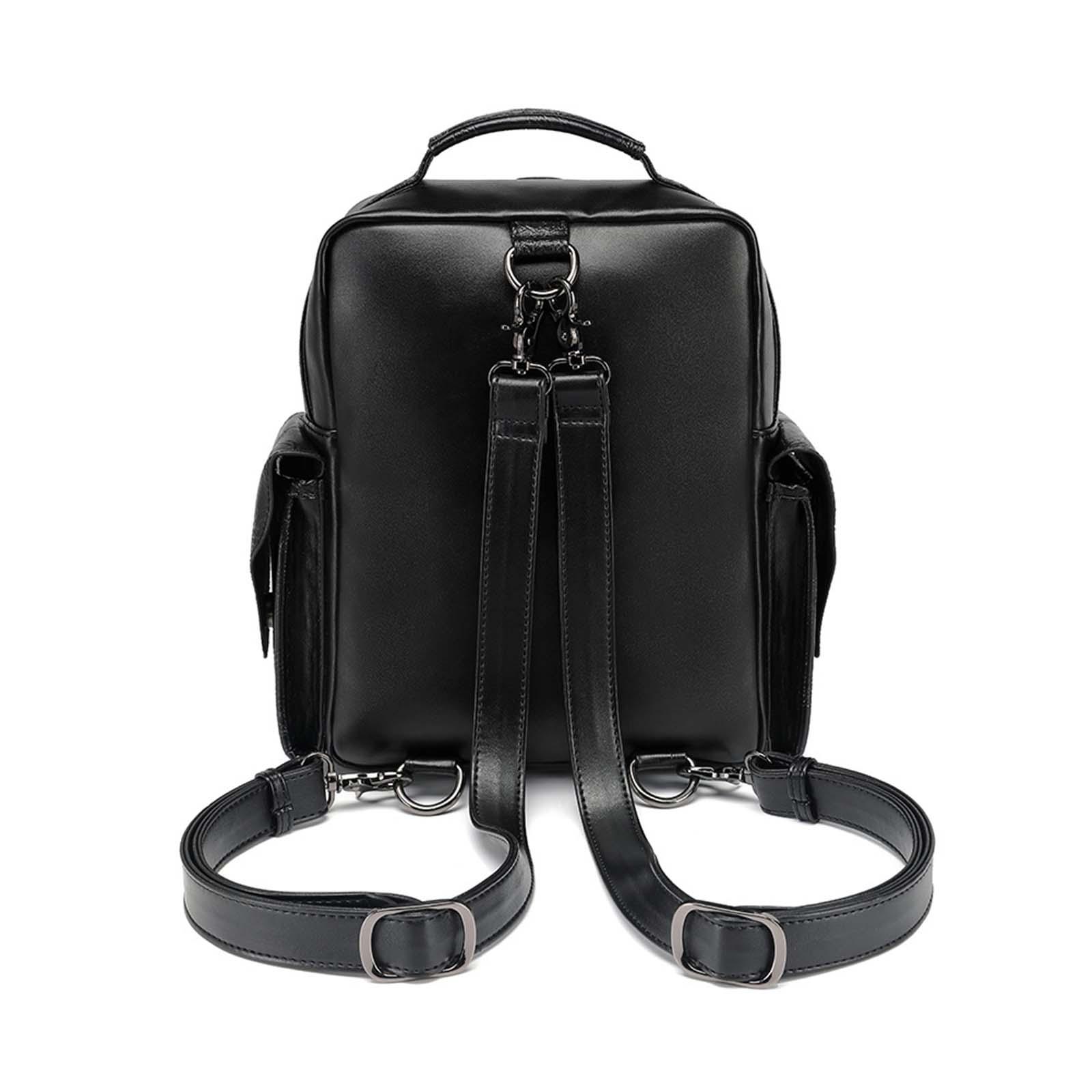 スチームパンク リュックサック コスプレ 軽量 スカル バッ - Leather Work Rucksack Mens のレビューと価格
