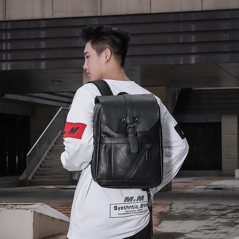 AOTIAN 高品質ビジネスプリントレザーバックパック男性デ - Leather Work Rucksack Mens のレビューと価格