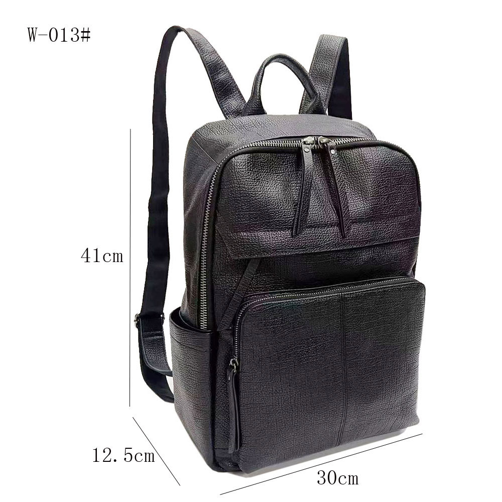 大型男性用本革トラベルバックパック ブラック牛革製ノートパソ - Leather Work Rucksack Mens のレビューと価格