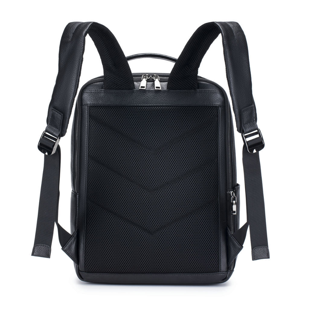 男性用本革トラベルバックパック ブラック牛革製 ラップトップ - Leather Work Rucksack Mens のレビューと価格
