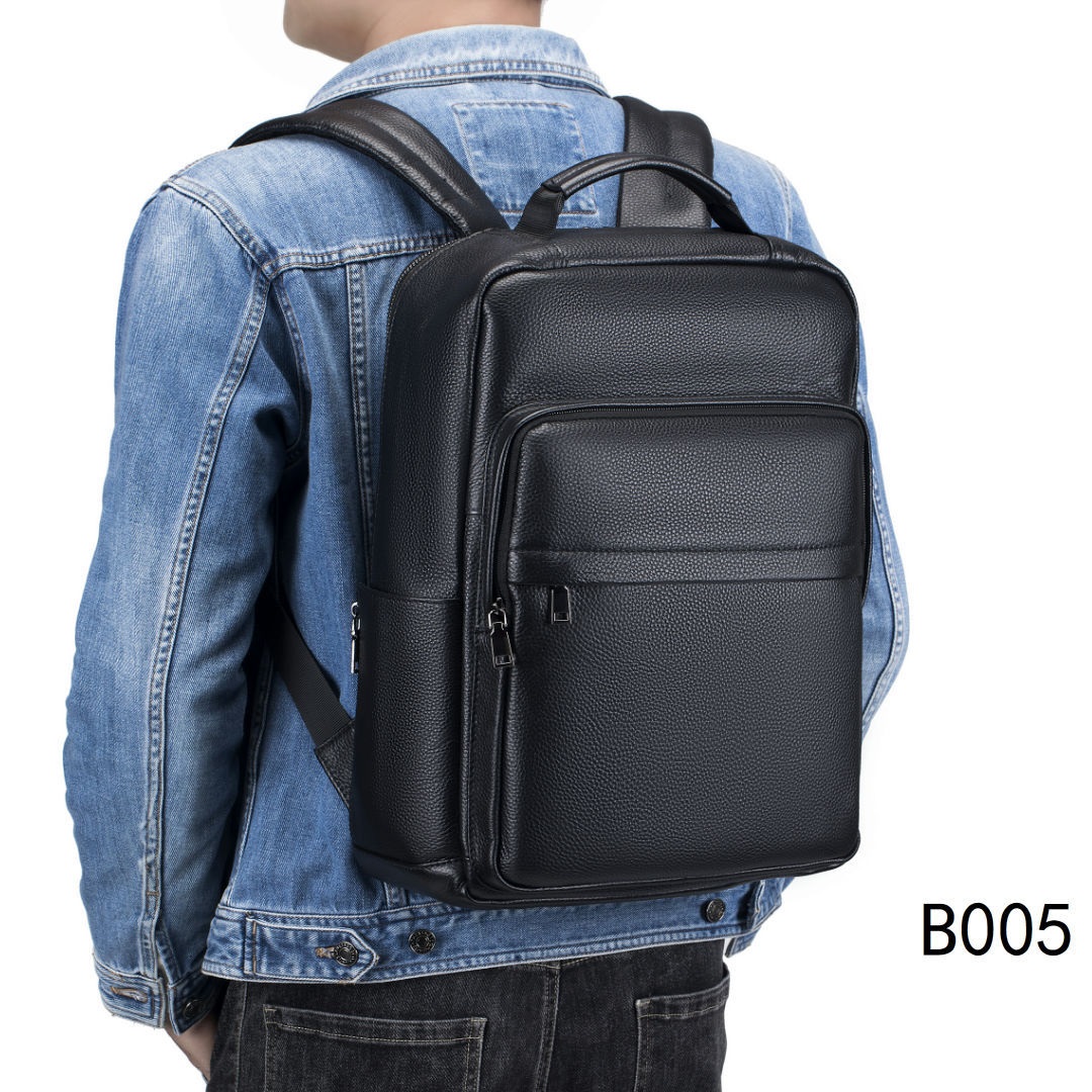 男性用本革トラベルバックパック ブラック牛革製 ラップトップ - Leather Work Rucksack Mens のレビューと価格
