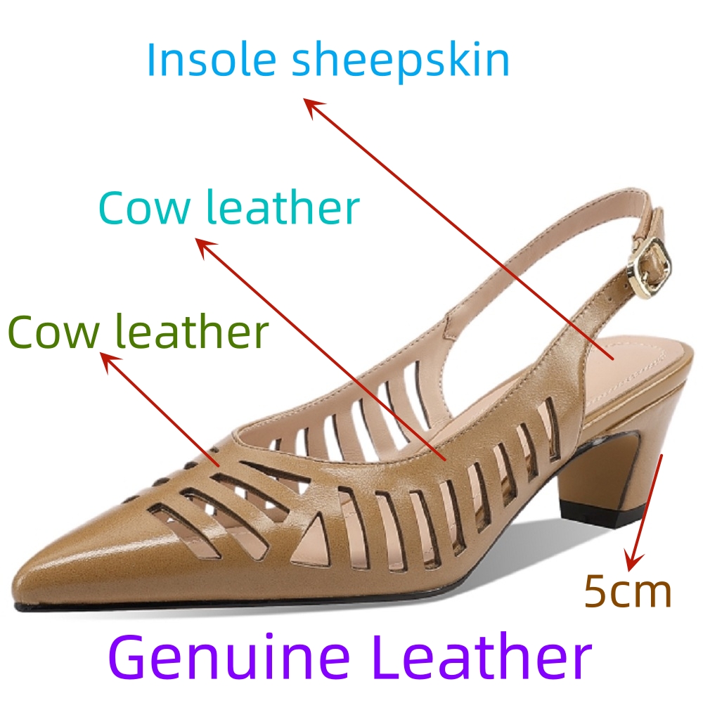 【JOCHEBED HU】手作り本革女性用スリングバックミッ - Leatherwork Designs のレビューと価格
