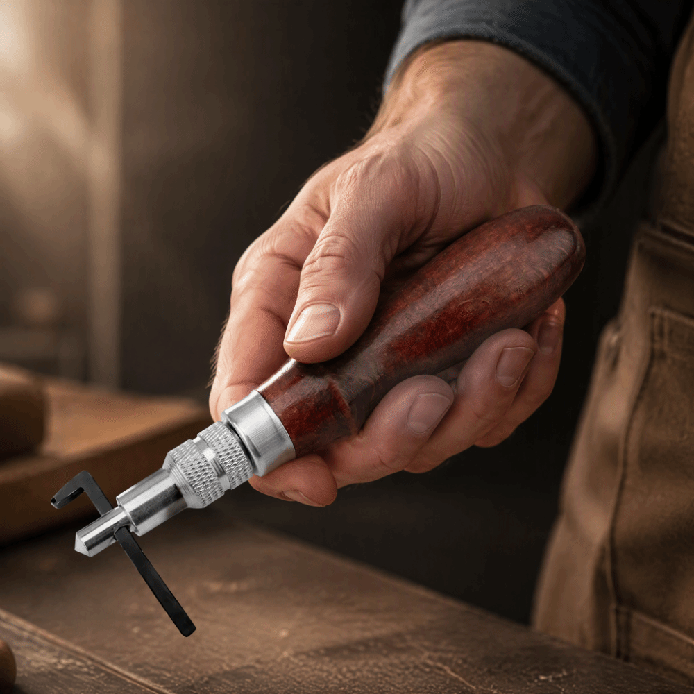 調整可能な深さの革溝加工ツール エッジステッチングデザイン  - Groover Stitching Tool のレビューと価格
