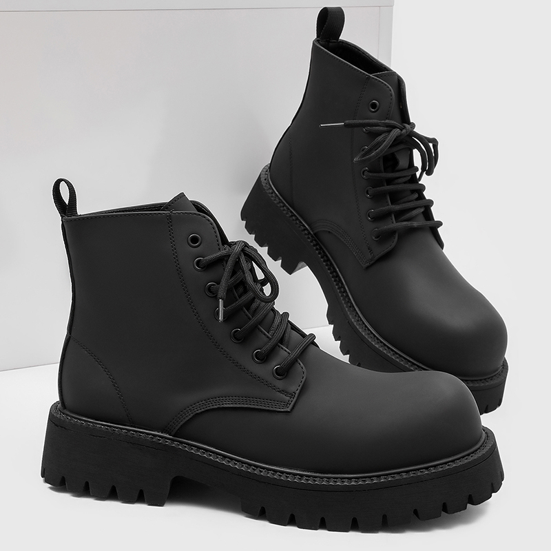 サイズ38～46、メンズ、黒、ハイカット、コンバットブーツ、 - Leatherwork Designs のレビューと価格