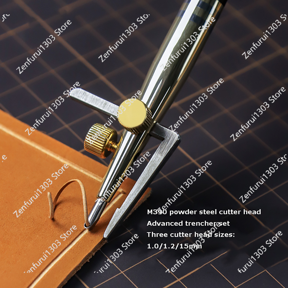 3 in 1 レザーグルーバーツールセット (1.0-1.5 - Groover Stitching Tool のレビューと価格