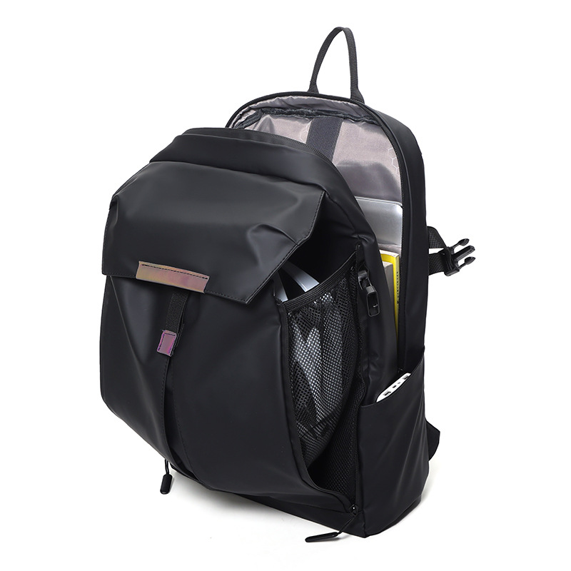 防水加工のPUレザーを使用したビジネス用ラップトップバックパ - Leather Work Rucksack Mens のレビューと価格