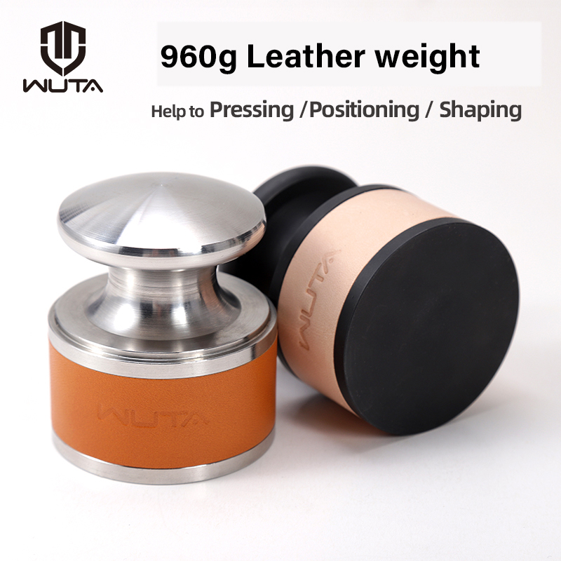 WUTA ステンレス鋼 960g レザープレスツール 重量級 - Leatherwork Hand Press のレビューと価格