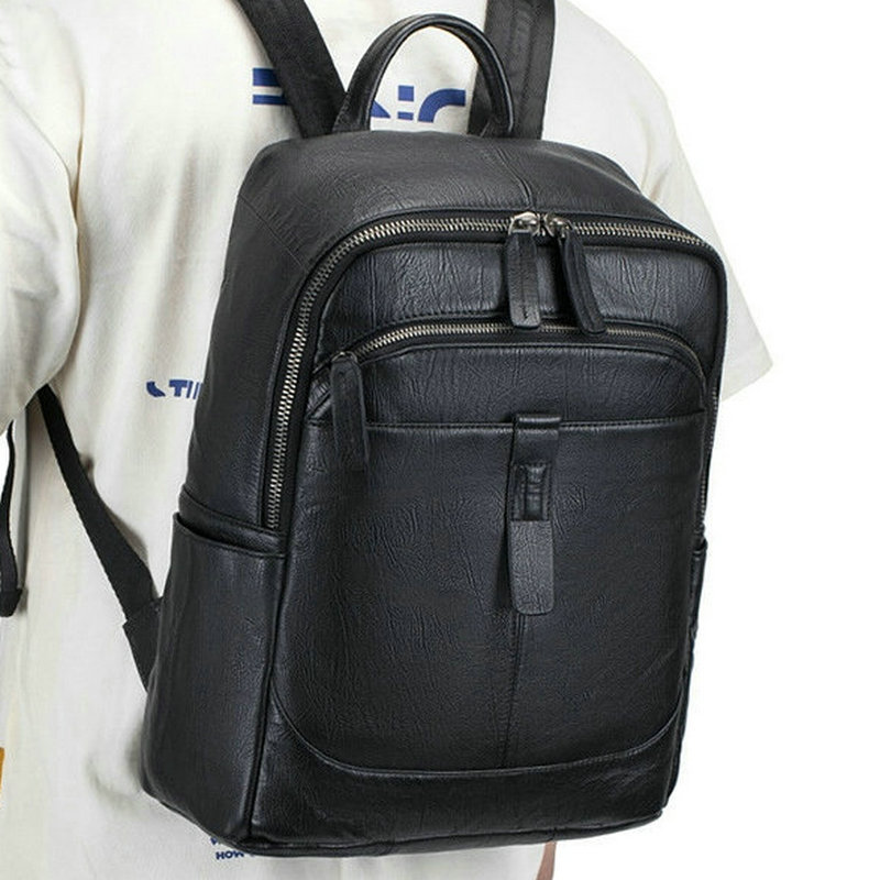 ブラックマン 本革バックパック 多ポケット コンピューターリ - Leather Work Rucksack Mens のレビューと価格