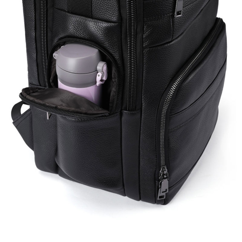 Luufan-本革のバックパック,男性用,USB付き,大容量 - Leather Work Rucksack Mens のレビューと価格