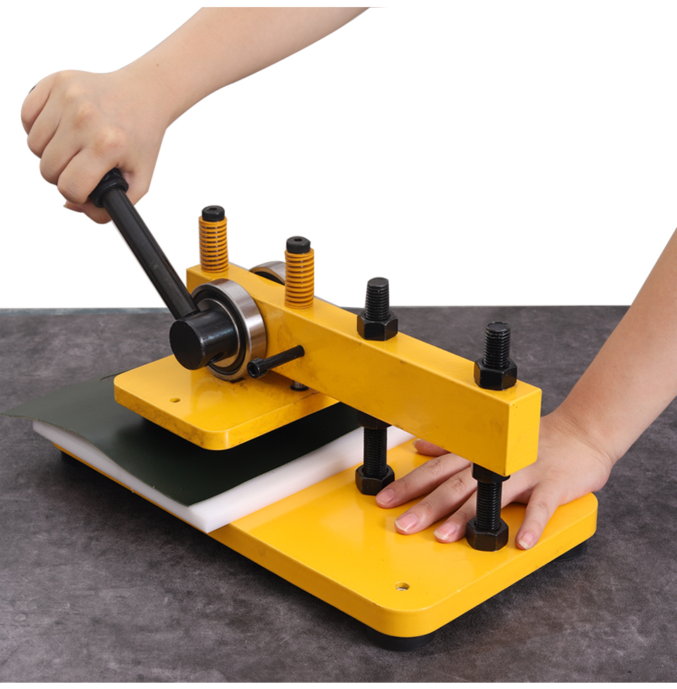 手動ハンドプレスダイ DIYレザークラフト切断成形革加工ハン - Leatherwork Hand Press のレビューと価格