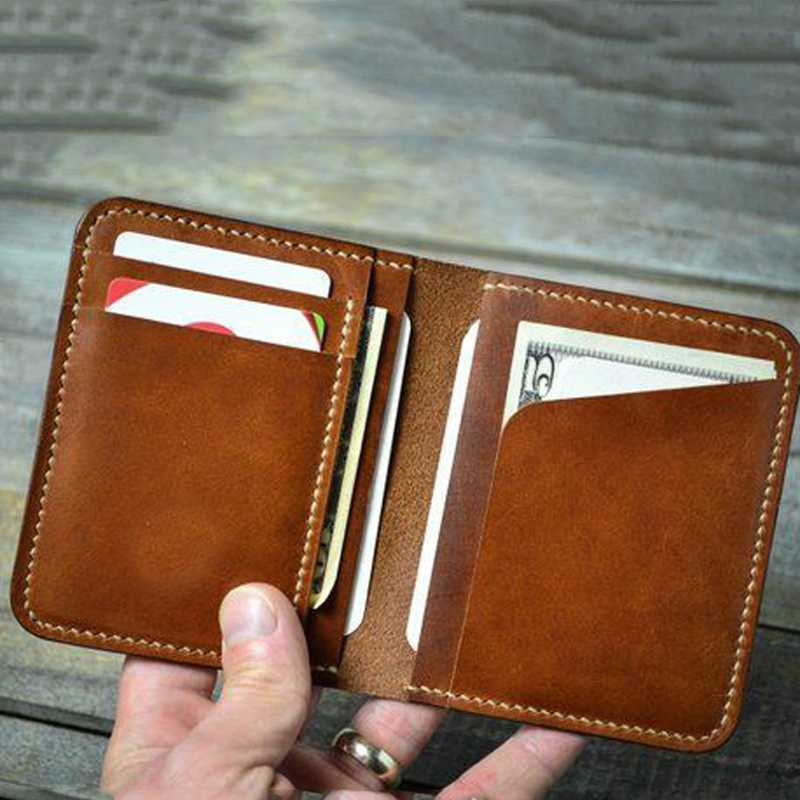 DIYレザークラフトシンプルカードホルダースモールウォレット - Leatherwork Machine のレビューと価格