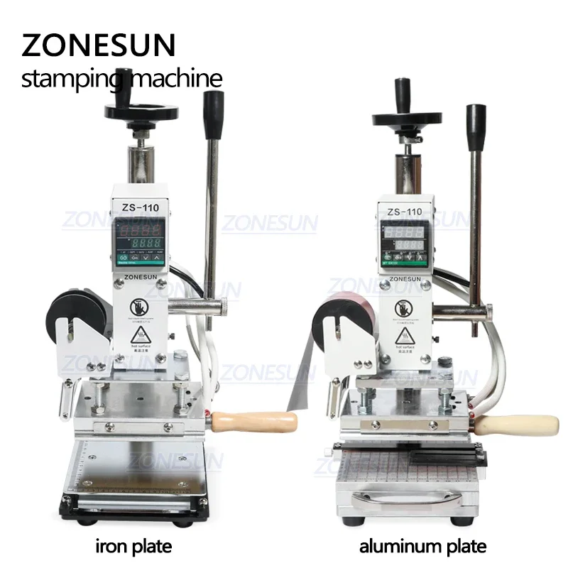 ZONESUN ZS110 ホットフォイルスタンピング ブロ - Leatherwork Hand Press のレビューと価格