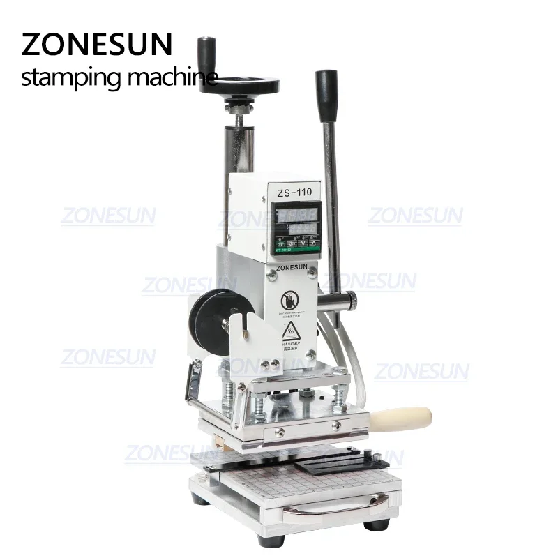 ZONESUN ZS110 ホットフォイルスタンピング ブロ - Leatherwork Hand Press のレビューと価格