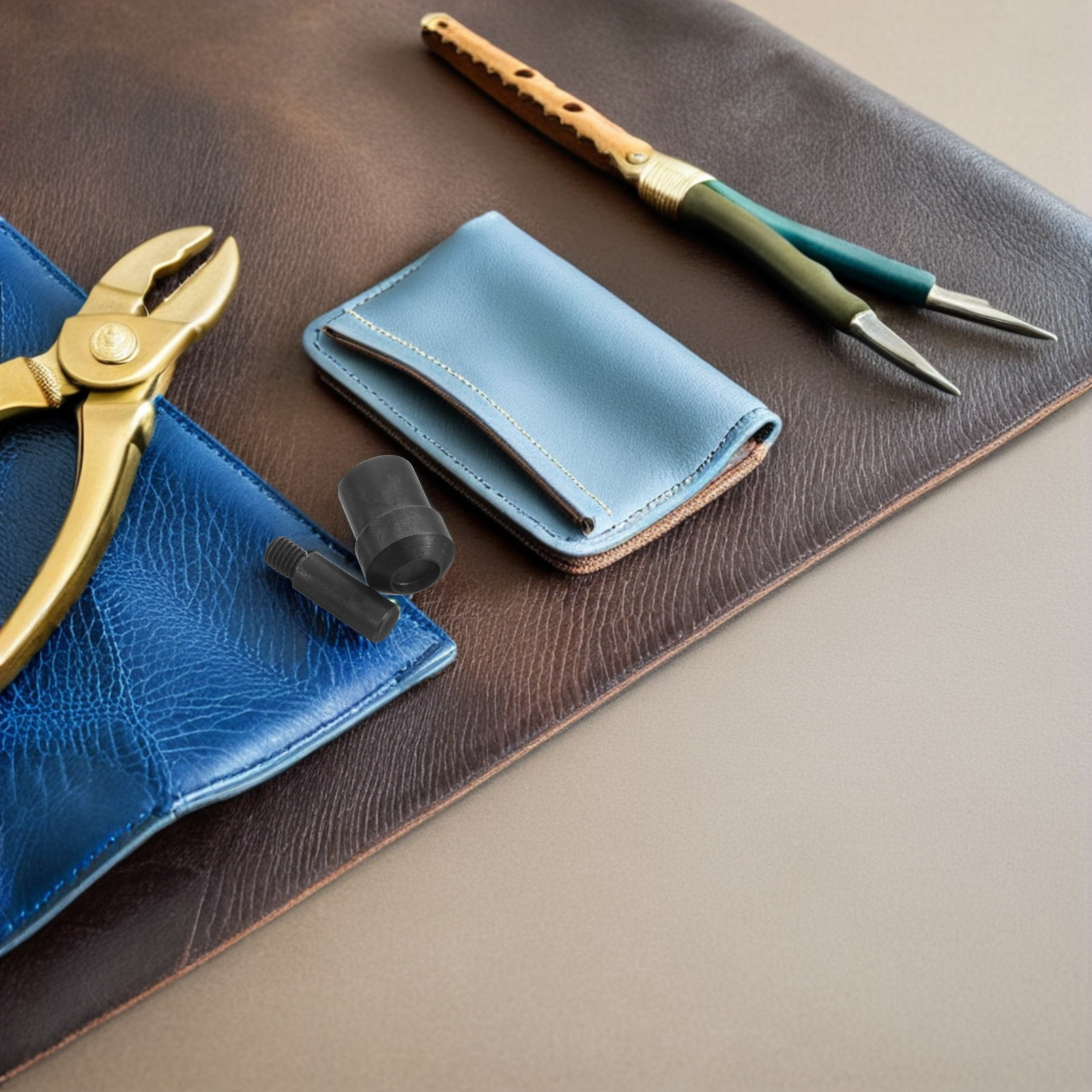 2個入り リベット打ち込み用金型、頑丈な手動プレス機用アクセ - Leatherwork Hand Press のレビューと価格