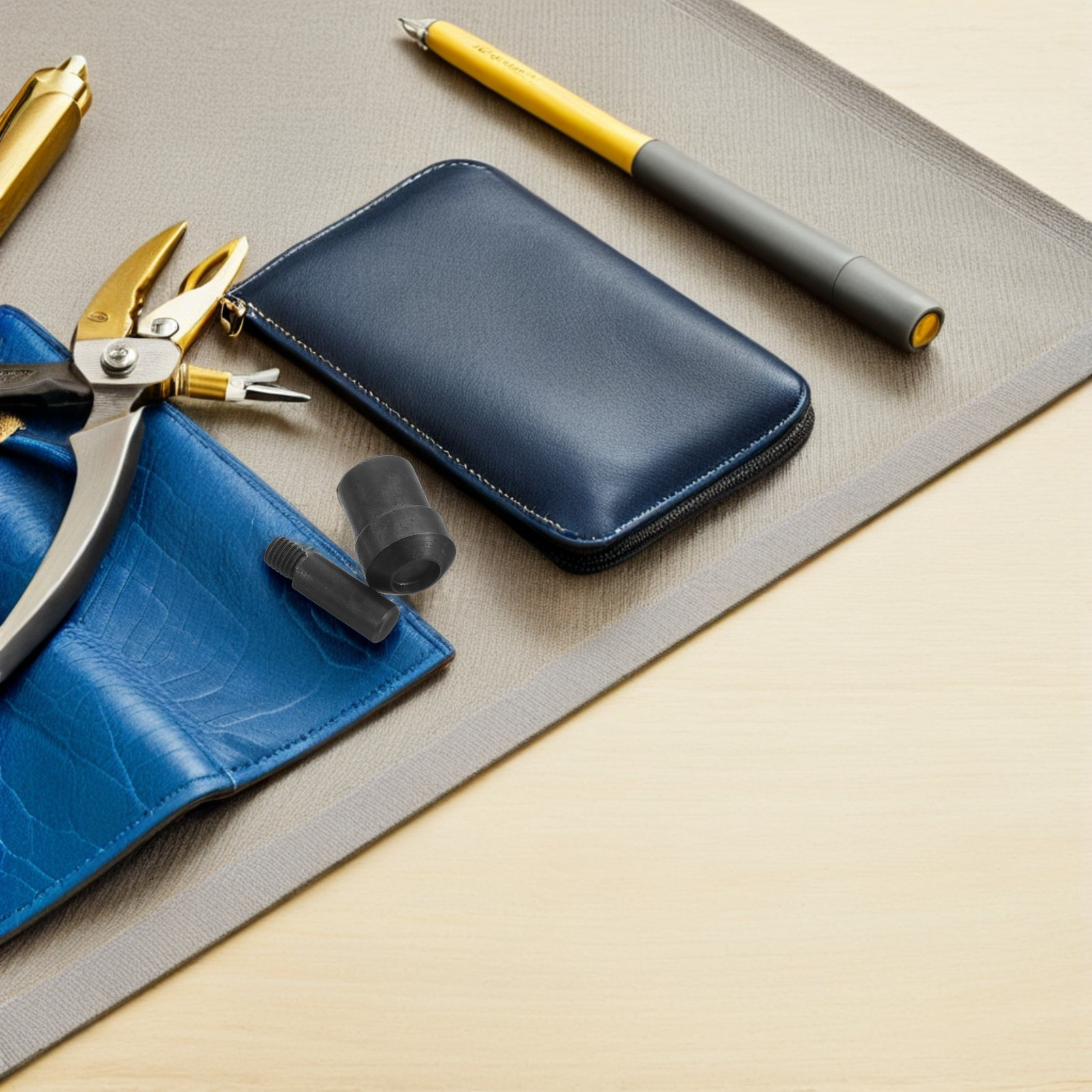 2個入り リベット打ち込み用金型、頑丈な手動プレス機用アクセ - Leatherwork Hand Press のレビューと価格