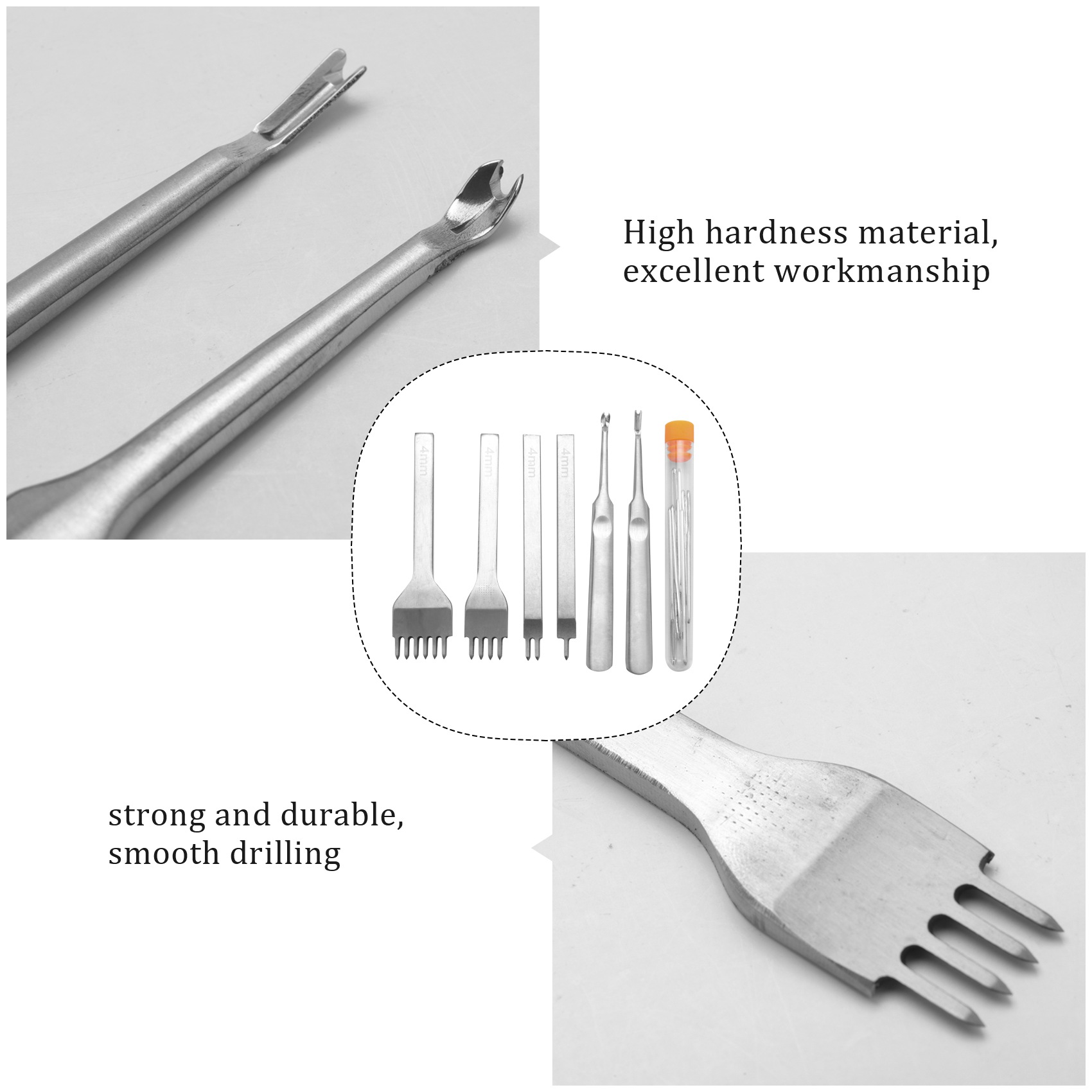 BAAR-レザーステッチングチゼルセット、レースステッチング - Groover Stitching Tool のレビューと価格