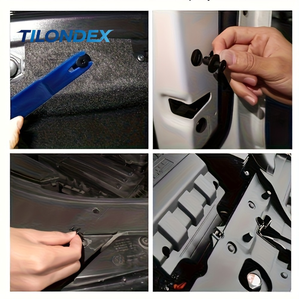 TILONDEX 100個入り 自動車用ファスナークリップセ - Rivet Setter Tool のレビューと価格
