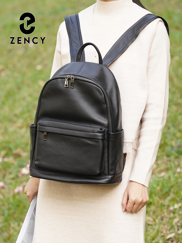 Zency メンズ バックパック 牛革 ブラック トラベル  - Leather Work Rucksack Mens のレビューと価格